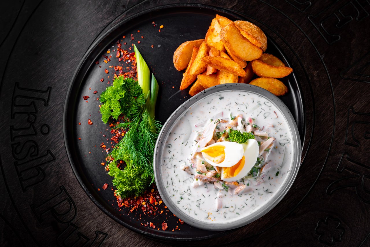 Okroshka with Kefir and Potatoes<br>450 g.