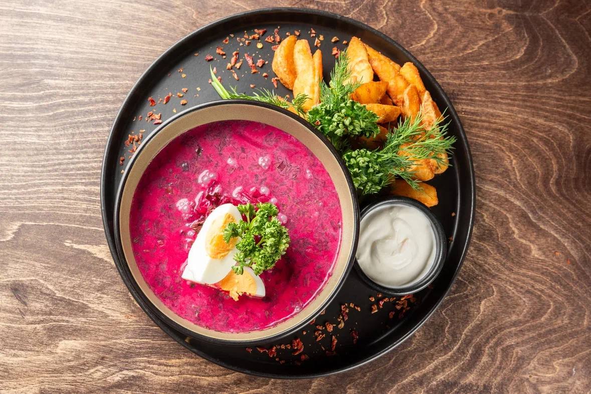 Холодник на сметане с картофелем<br>530 гр.<br>